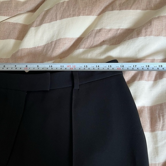 The Fold London Slim Black Pants Size 12 UK/ 8US Office wear minimalist chic - Picture 11 of 14